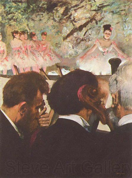 Edgar Degas Musicians in the Orchestra
